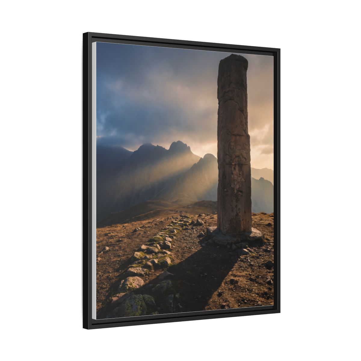 Framed Matte Canvas - Sun Peak