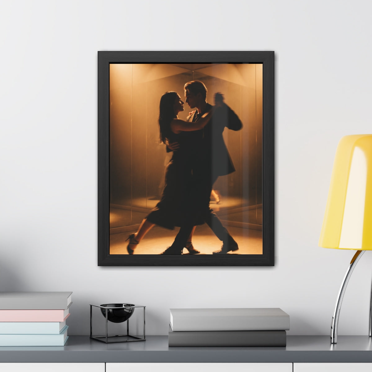 Golden Hour Tango Framed Poster — Portrait (8×12, 9×11... |...