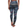 Crimson Tether High Waisted Yoga Leggings