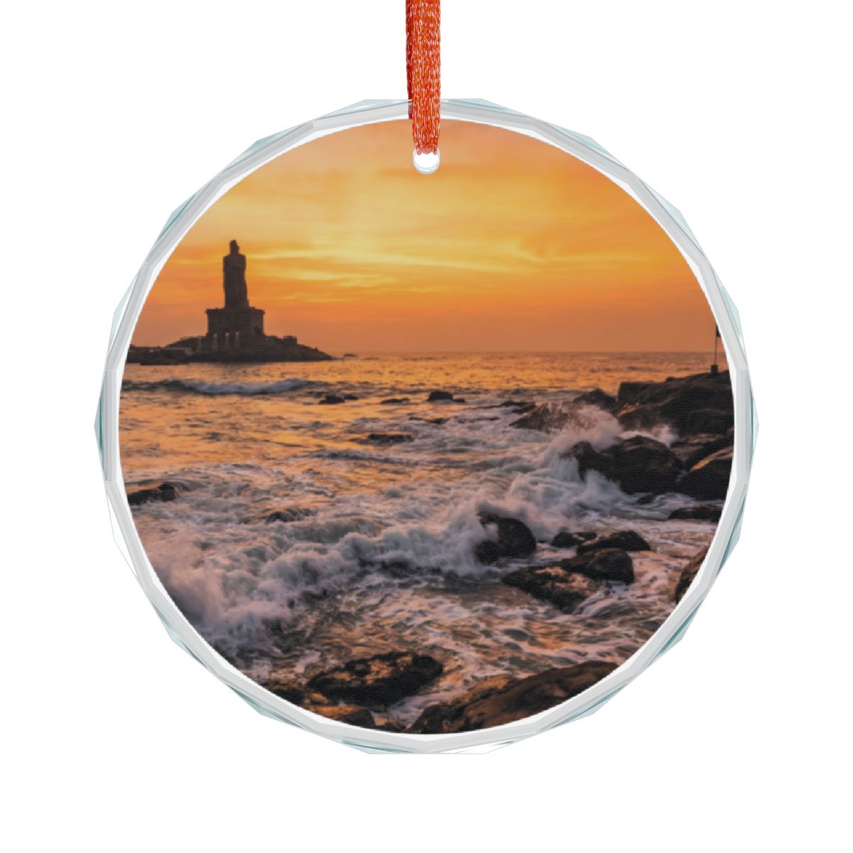 Crystal Ornament - Ocean Dawn Memory