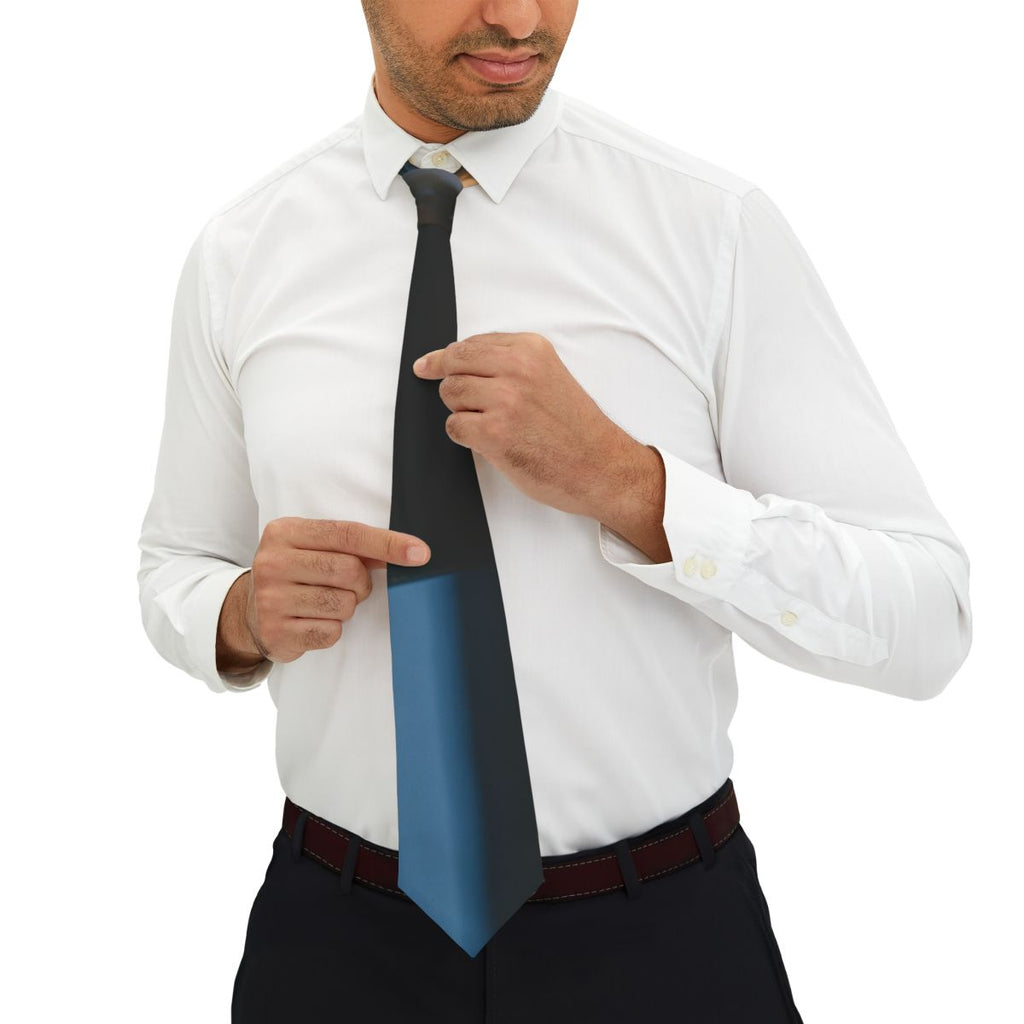 Midnight Reflections Necktie - Cinematic Silk Accent |...