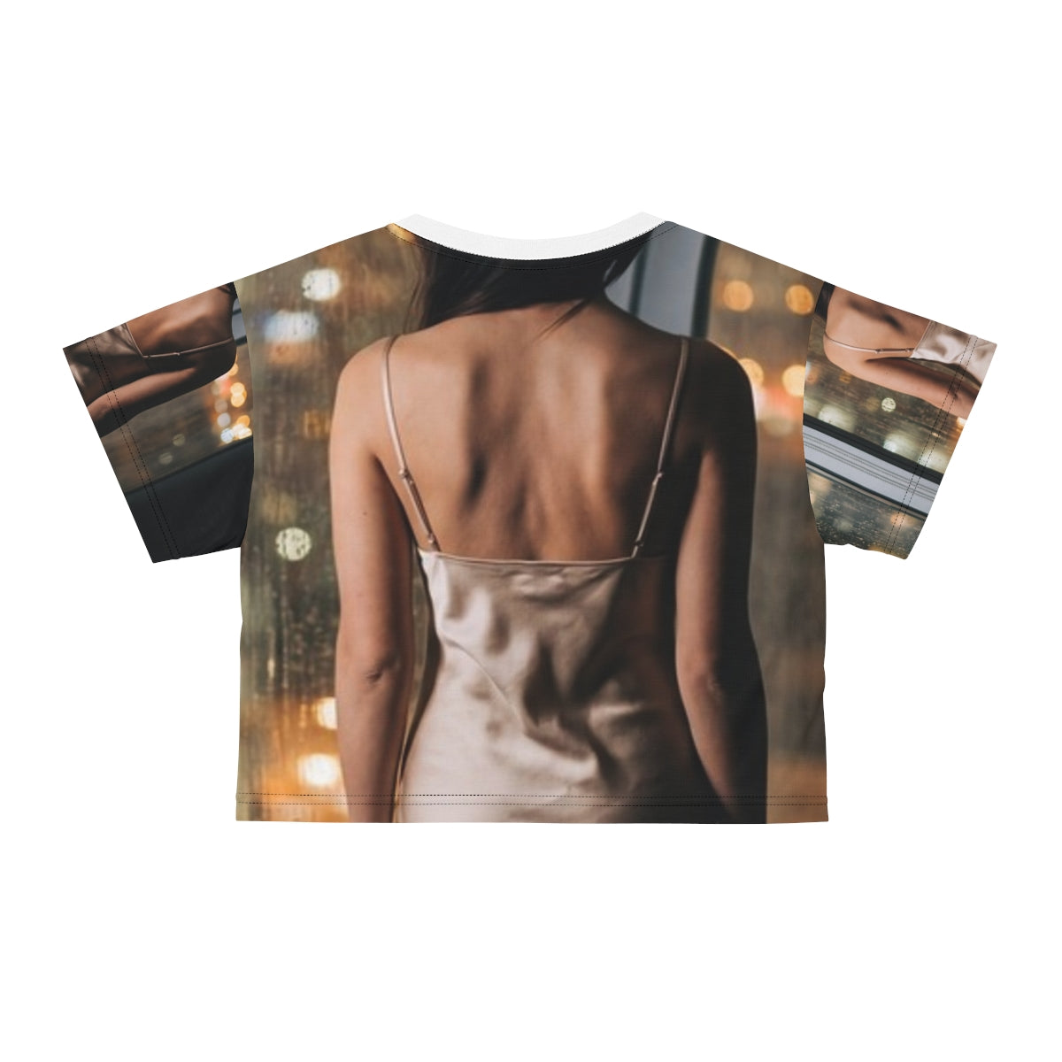 Crop Tee - Rainscape Silhouette | Echovira Gallery