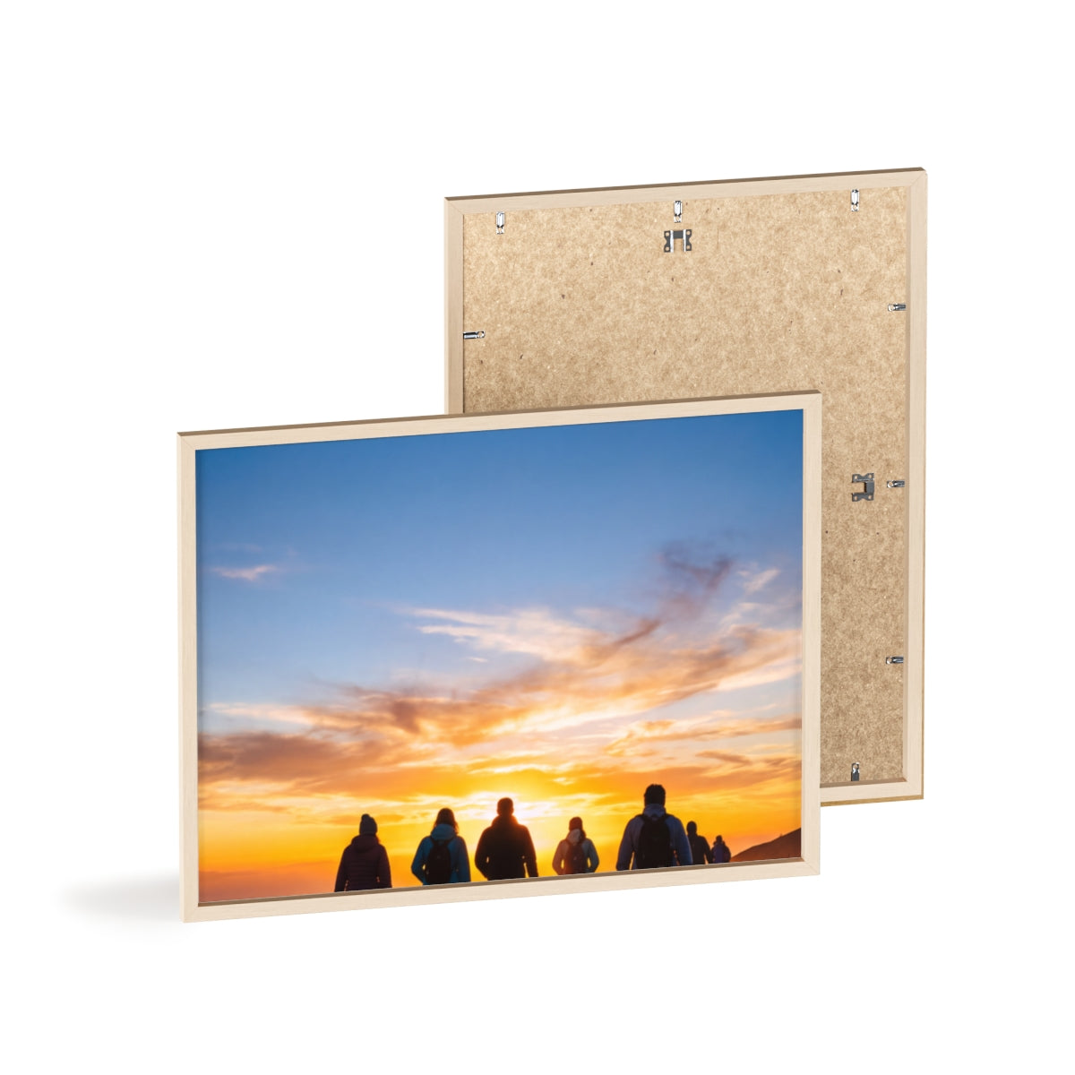 Posters with Wooden Frame - Sunrise Journey