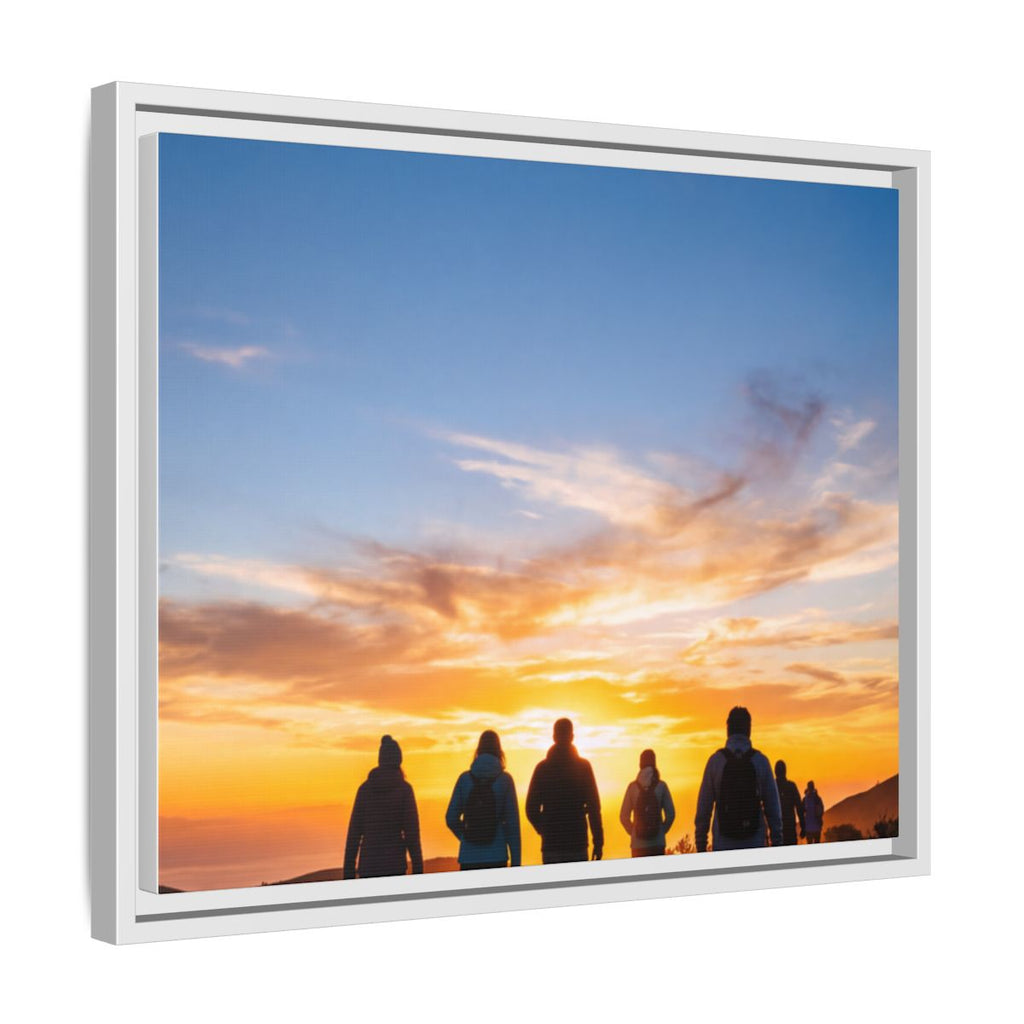 Matte Canvas, Framed - Epic Dawn Trek