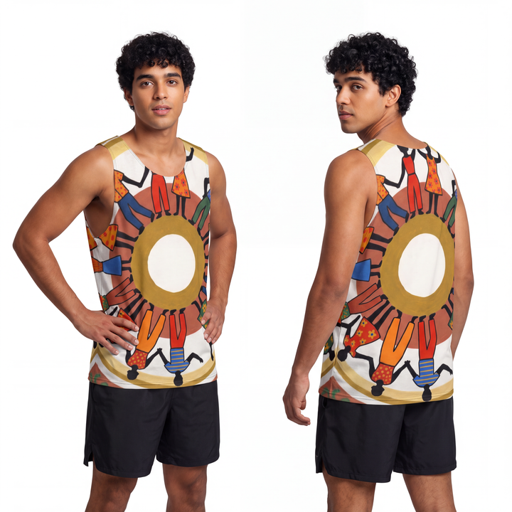 Men's Tank - Unity Mandala Folk Art