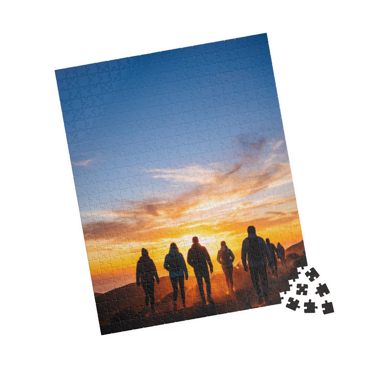 Puzzle - Golden Hiker Dawn