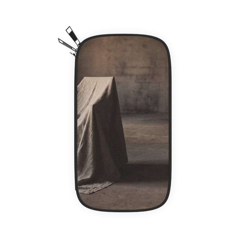 Passport Wallet - Draped Silence Still Life Art - Shadowed...