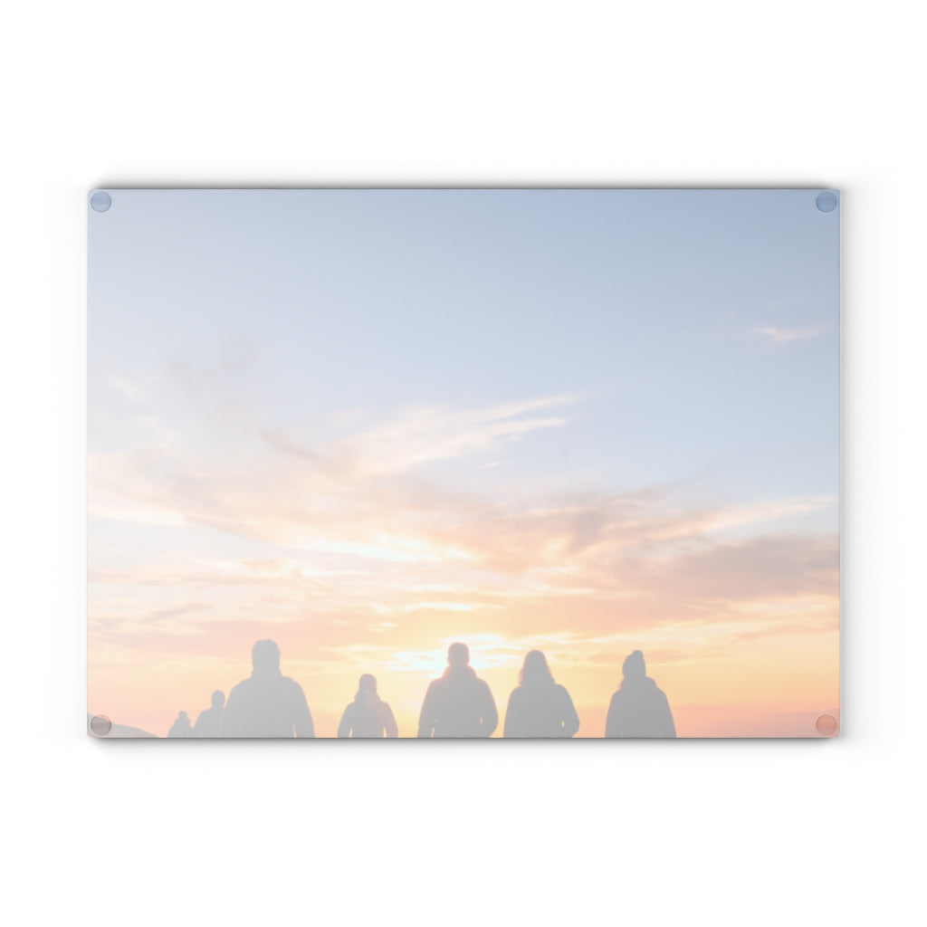 Glass Cutting Board - Sunset Trails Prep