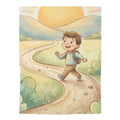 Baby Swaddle Blanket - Path to Adventure | Echovira Gallery