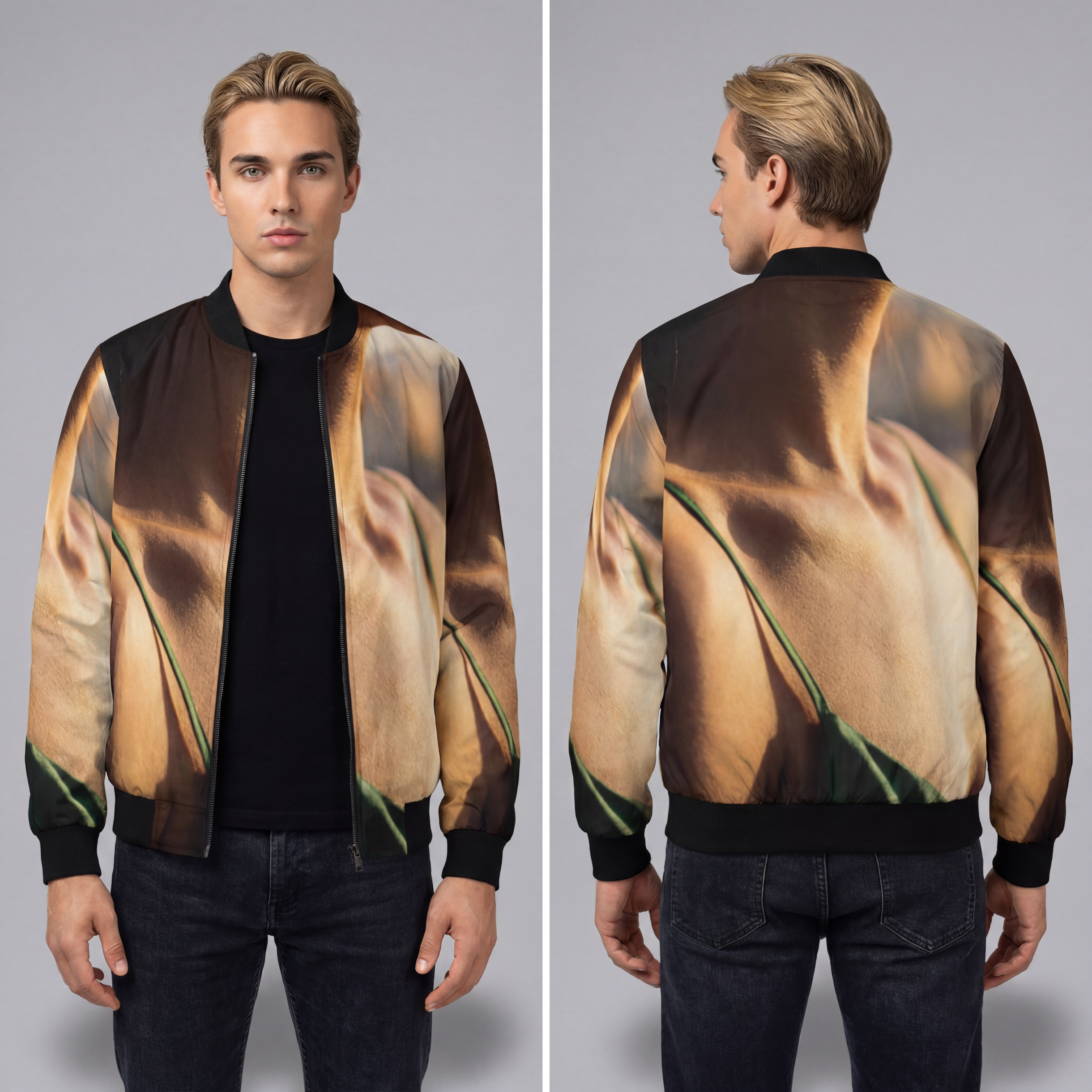 Men's Bomber Jacket - Cinematic Edge