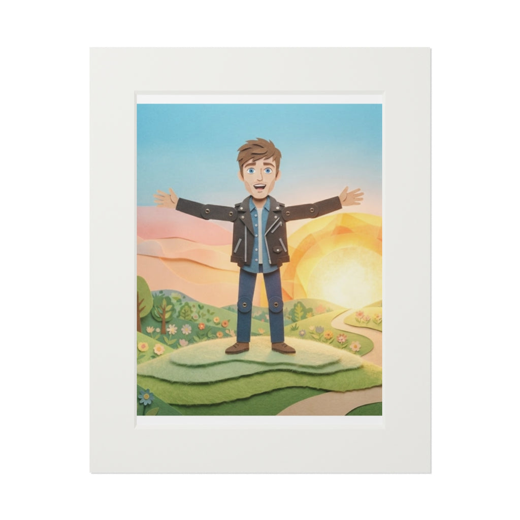 Fine Art Print - Sunny Meadow Paper Frame — Portrait (11×14...