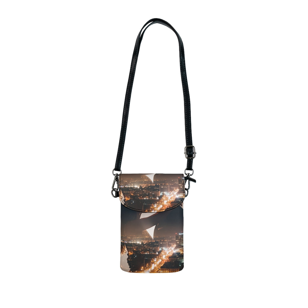 Cell Phone Wallet - Midnight City Silhouette | Echovira...
