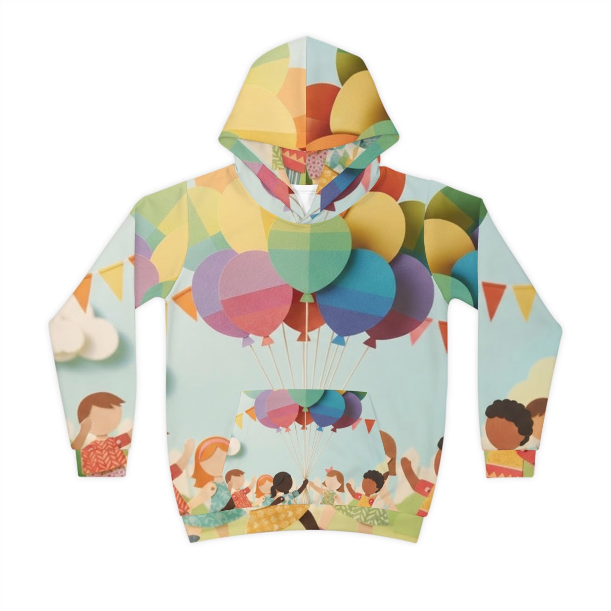 Kids Hoodie with Friends Balloon Art