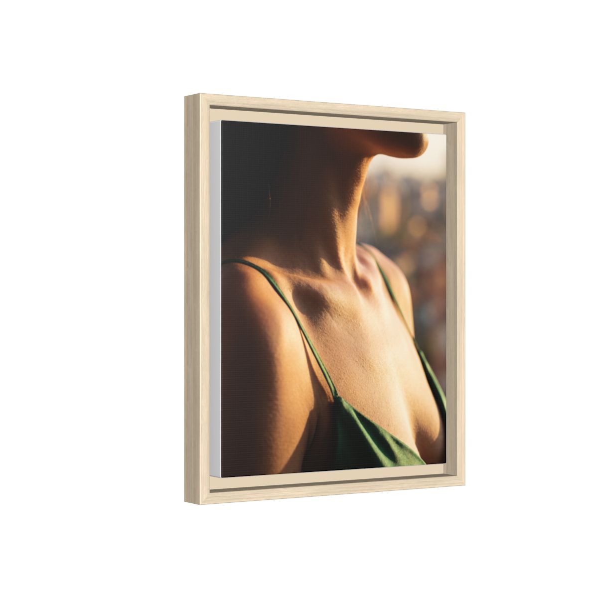 Framed Matte Canvas - Sunlit Muse