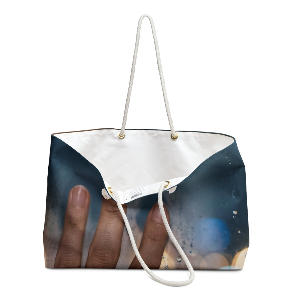 Rainy City Window Weekender Bag