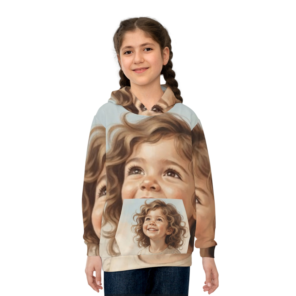 Children's Hoodie - Floating Castles | Echovira Gallery
