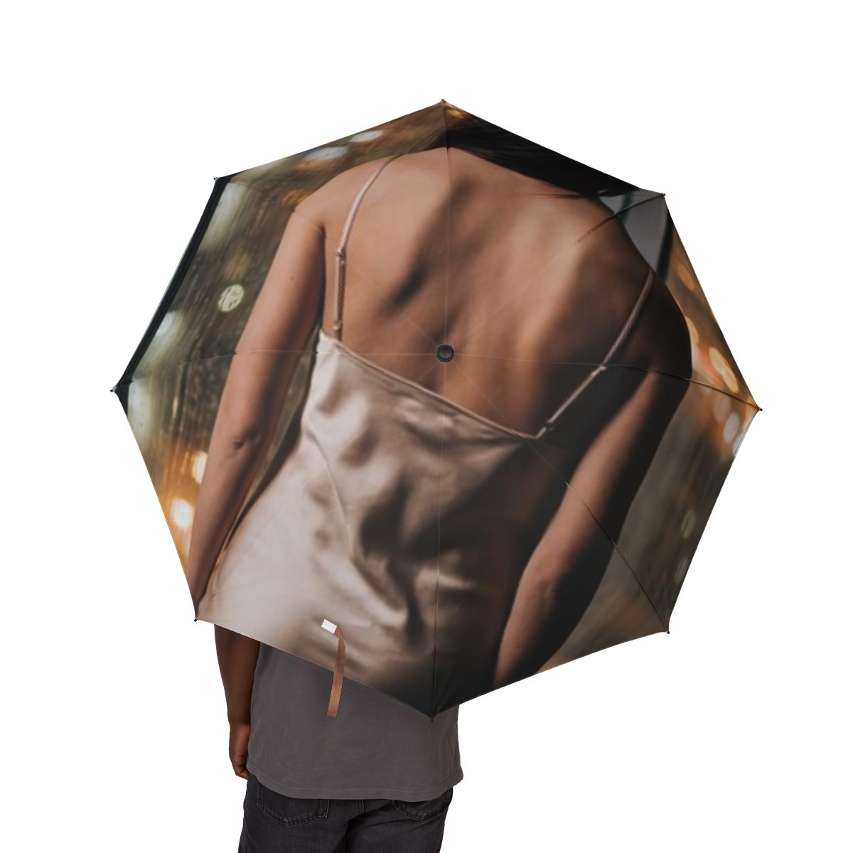Semi-Automatic Foldable Umbrella - Rainy City | Echovira...