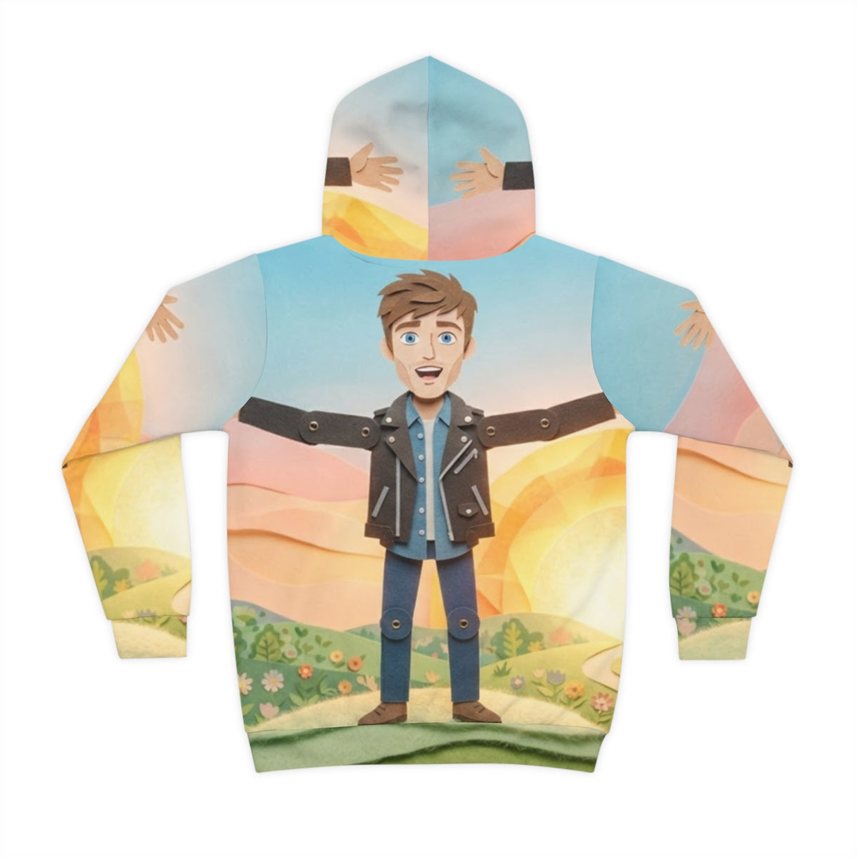 Children's Hoodie - Sunny Meadow Adventure | Echovira...