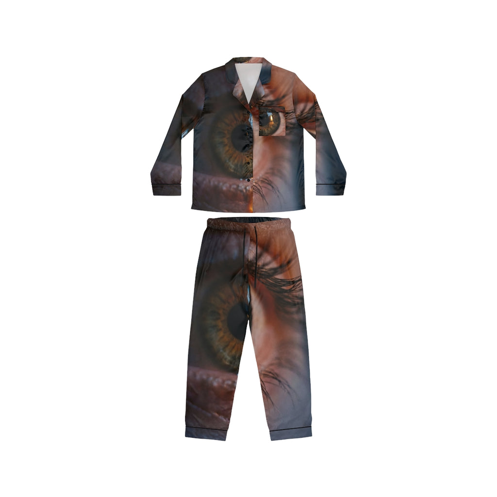 Women's Satin Pajamas - Luminous Tear