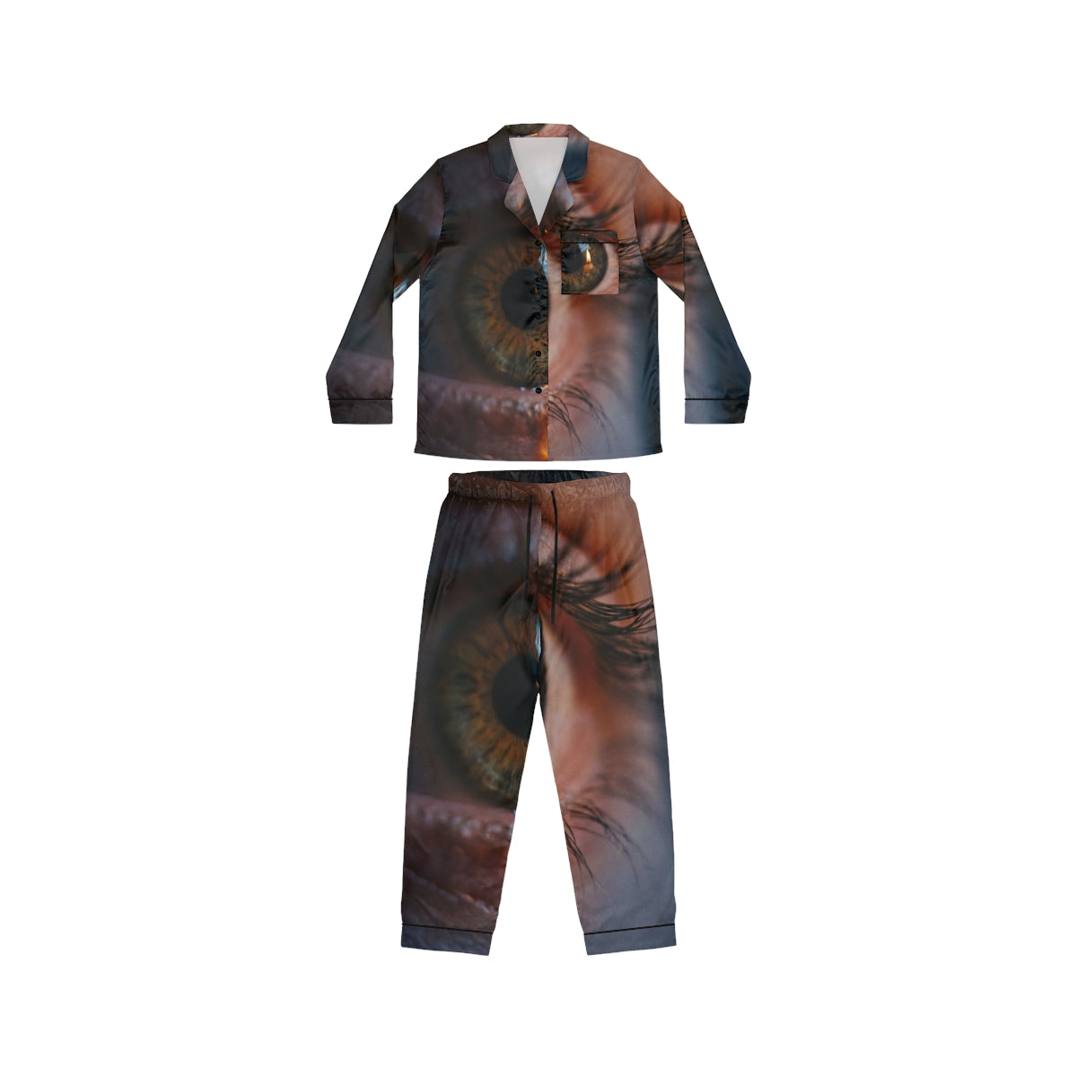 Women's Satin Pajamas - Luminous Tear