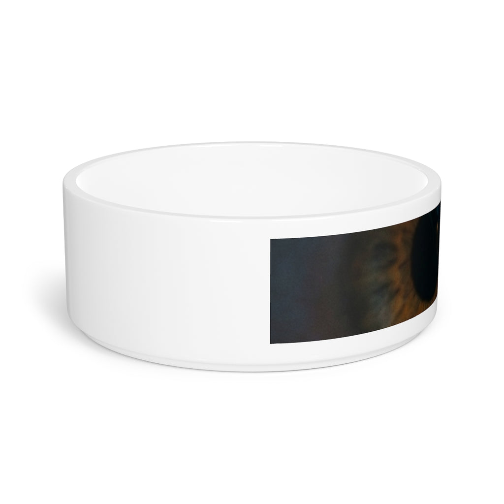 Pet Bowl - Amber Iris Reflection Fine Art Print | Echovira...