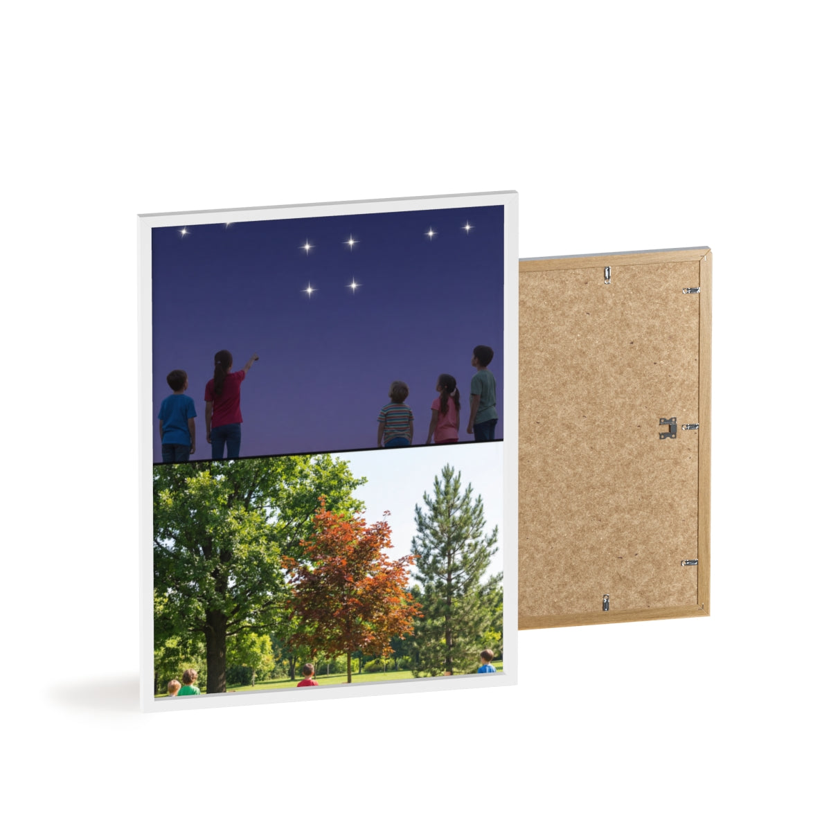 Wooden Framed Poster - Wonder — Portrait