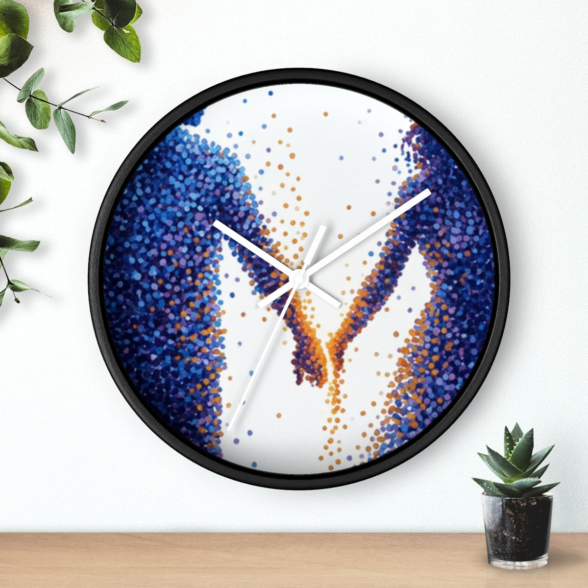 Wall Clock - Celestial Portal Romance | Echovira Gallery