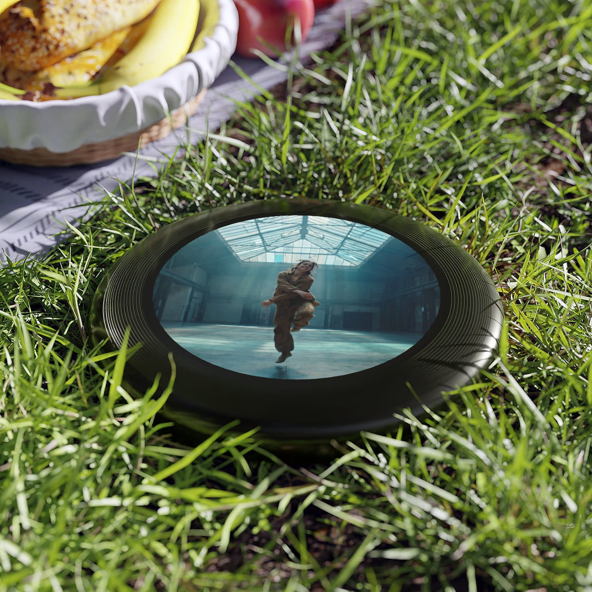 Wham-O Frisbee - Kinetic Solitude Dancer Fine Art Print |...