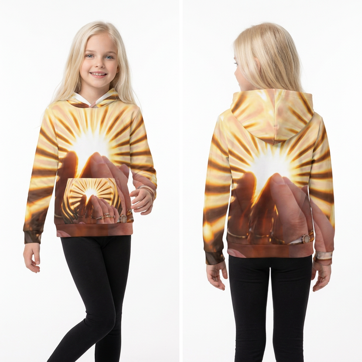 Children's Hoodie - Amber Mirror Portal