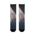 Sublimation Crew Socks - Golden Twilight | Echovira Gallery