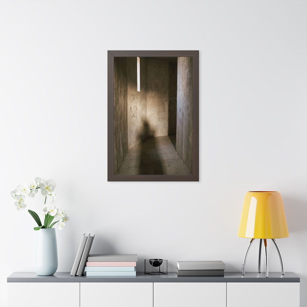 Framed Vertical Poster - Shadows of the Citadel moody... |...
