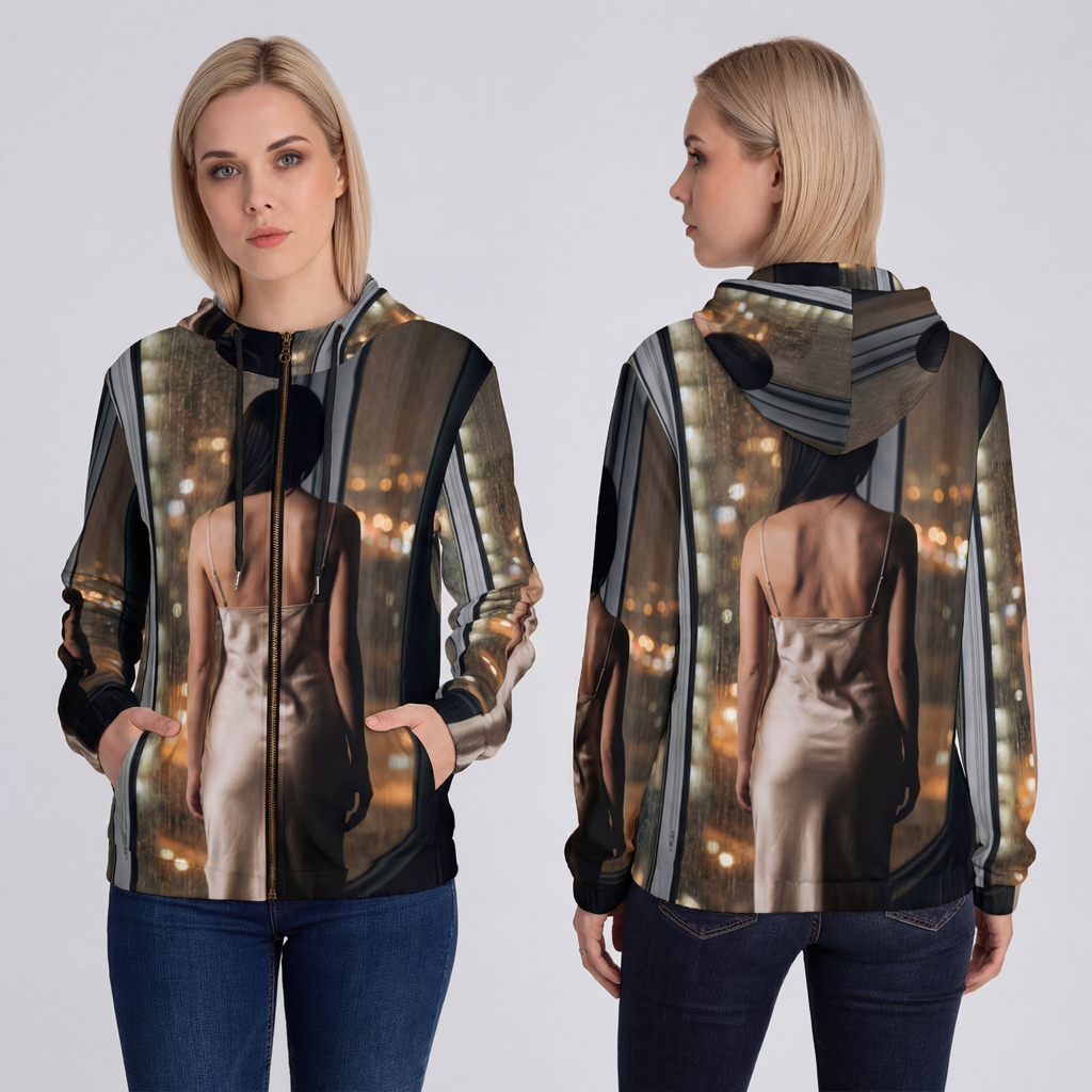 Women's Full-Zip Hoodie - Comfort Mood