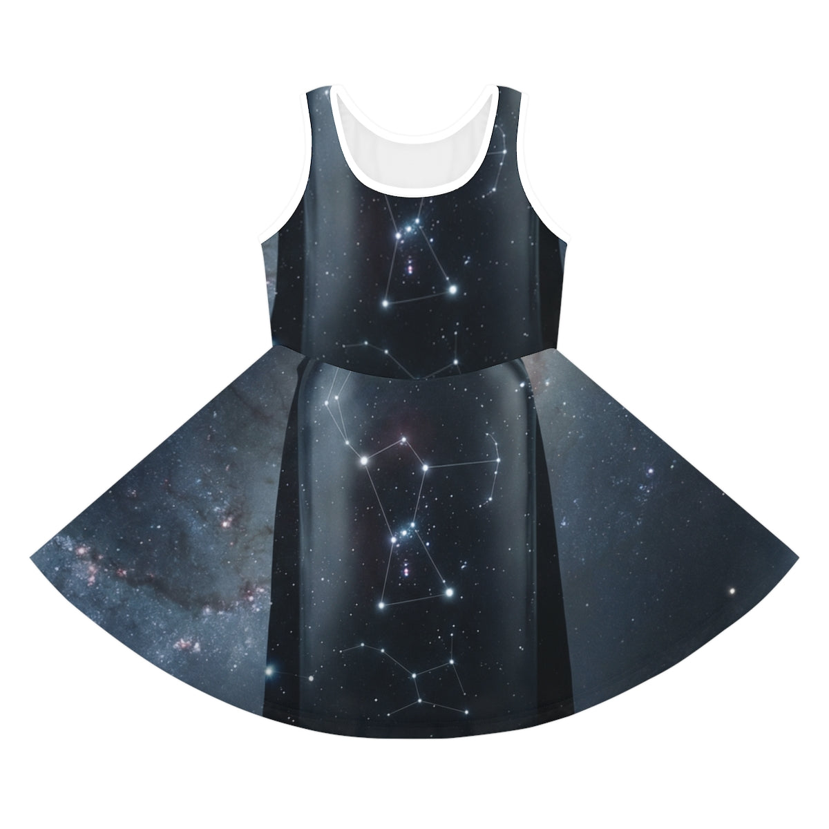 Girls' Sleeveless Sundress - Starry Sky | Echovira Gallery