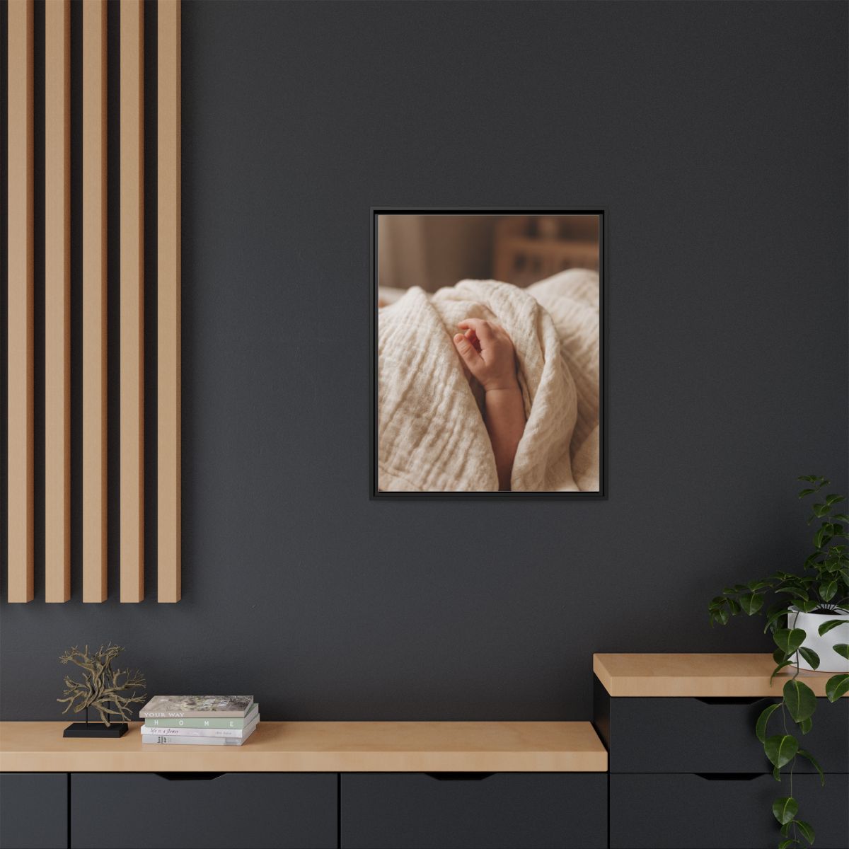 Framed Matte Canvas - Neutral Nursery