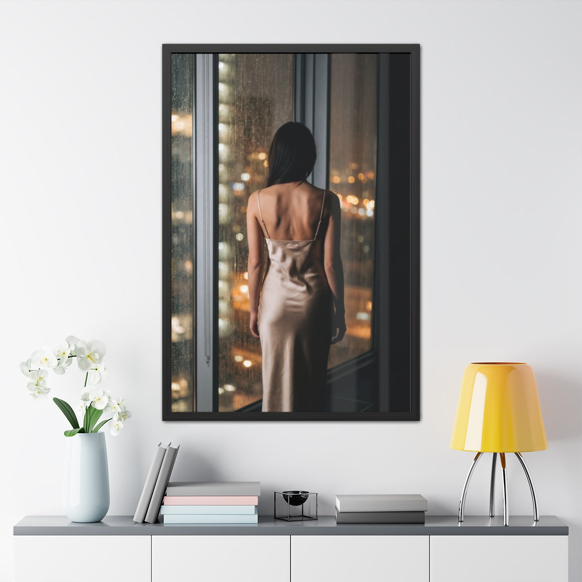Framed Poster - Rainscape Silhouette — Portrait (8×12, 9×11...