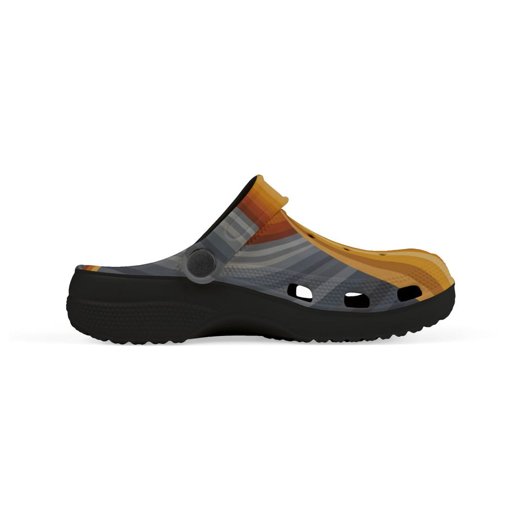Kids' Foam Clogs with Retro Silhouette Art