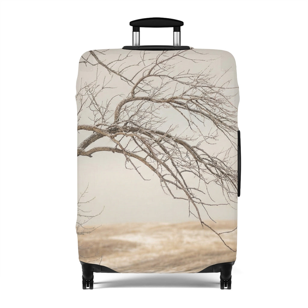 Luggage Cover - Serene Minimalist Tree