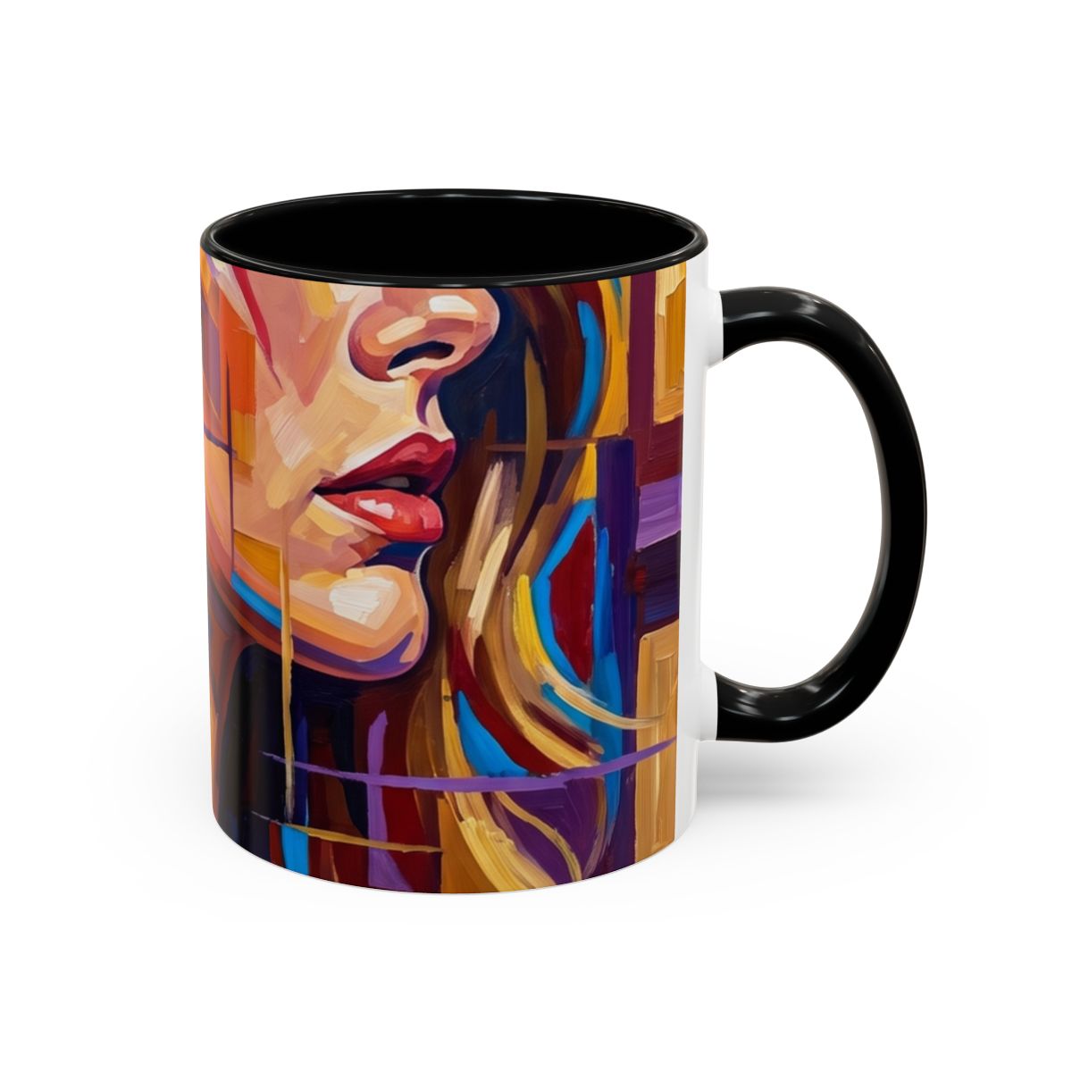 Accent Coffee Mug - Shattered Elegance | Echovira Gallery