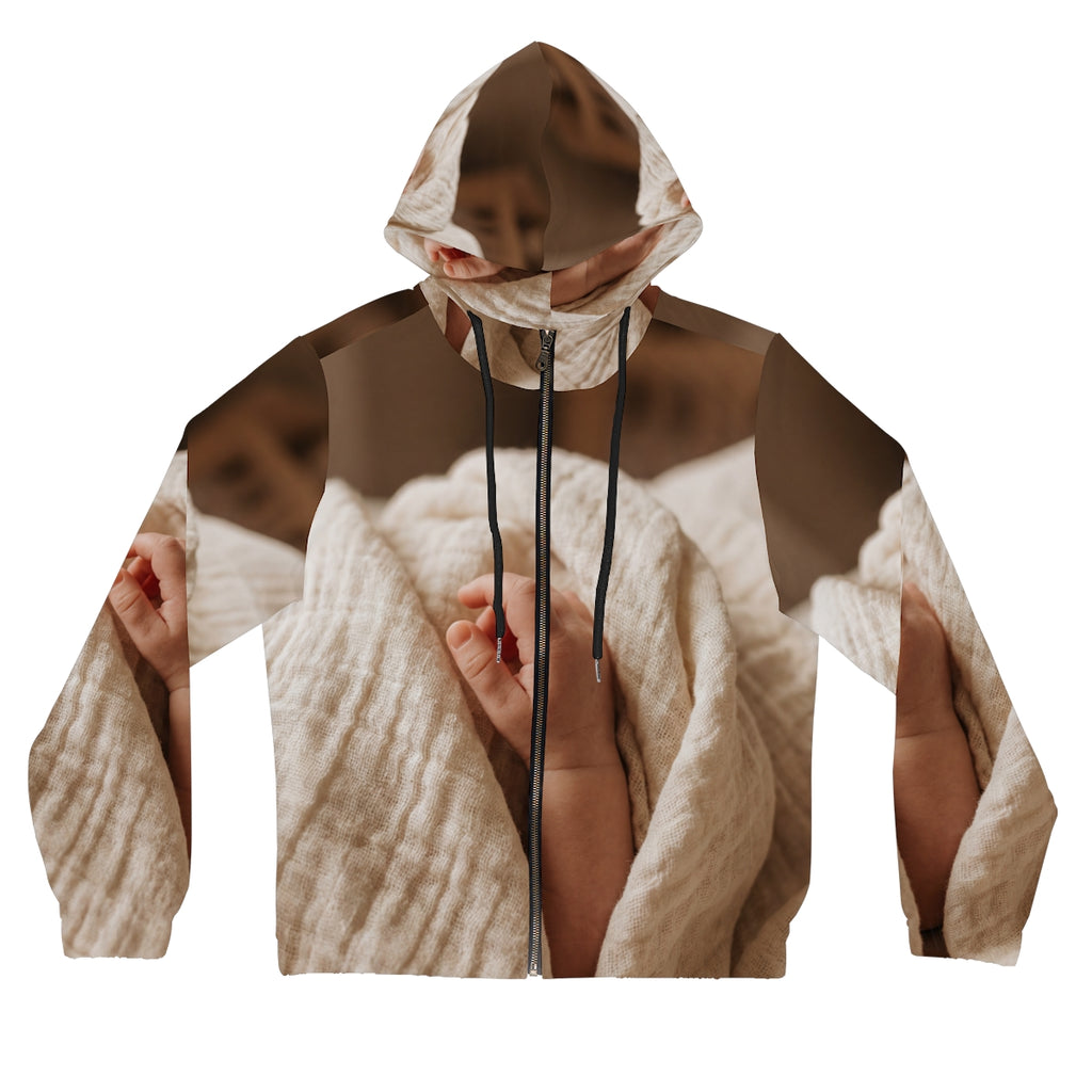 Damen-Kapuzenjacke mit Reißverschluss – Für entspanntes Layering