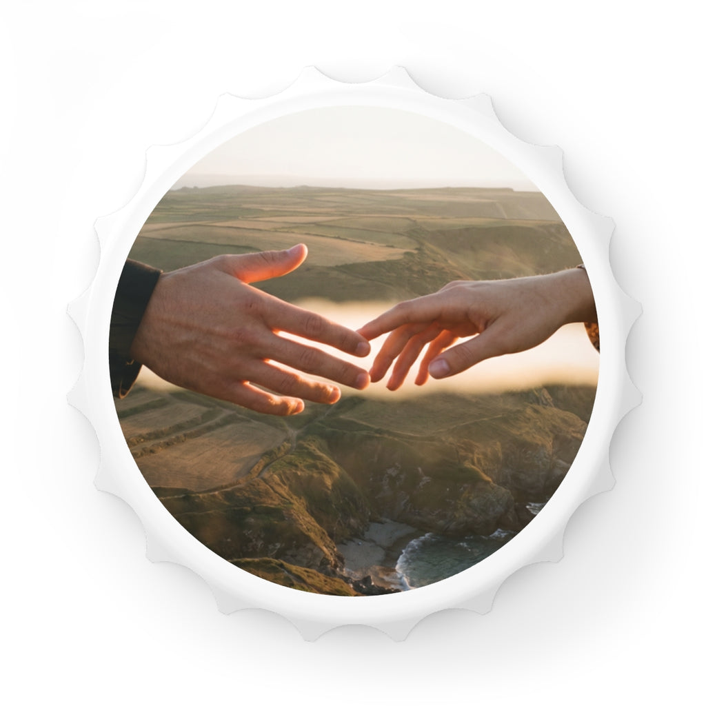 Bottle Opener - The Infinite Touch | Ethereal Coastal Art |...