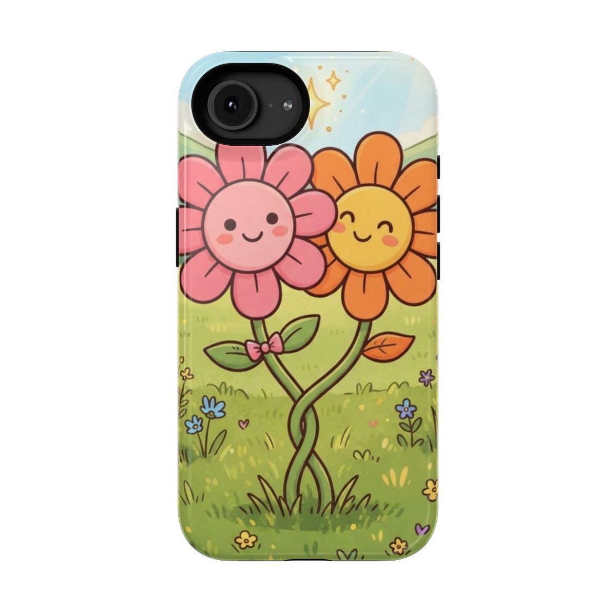 Impact-Resistant Cases - Sunny Meadow Friends Floral Art |...