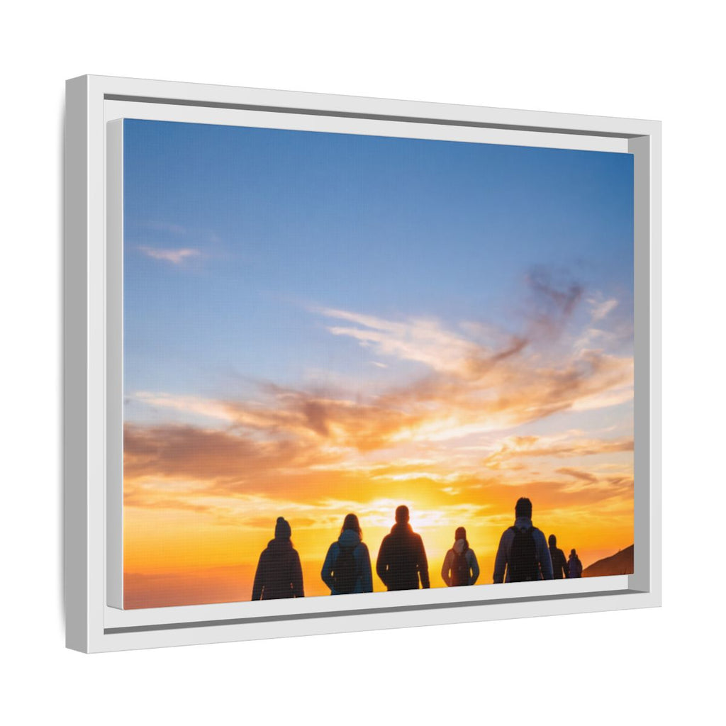Matte Canvas, Framed - Epic Dawn Trek