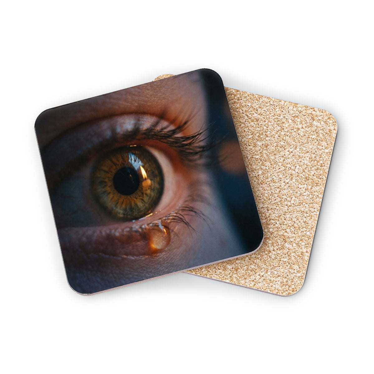 Coasters - Golden Flame Reflection