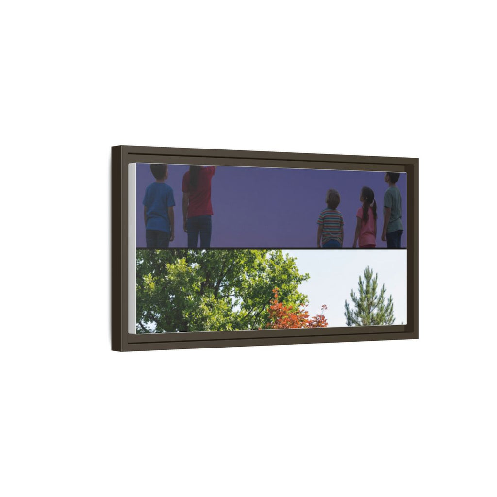 Framed Matte Canvas - Wilderness Gallery — Espresso / 1.25"