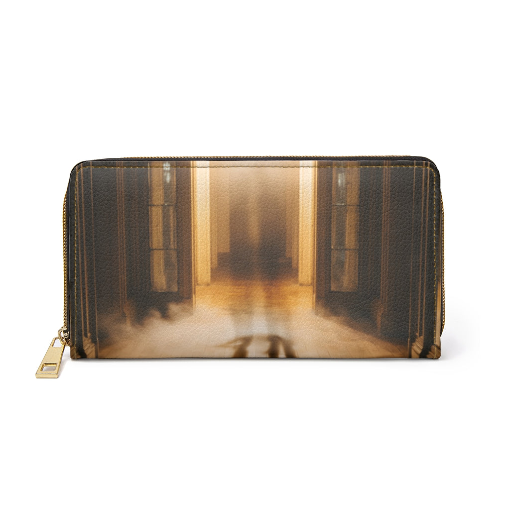 Zipper Wallet - Shadows of the Manor Hallway Art | Echovira...