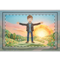 Hand Flag - Sunny Meadow Cheer (1 & 5 pcs) | Echovira...