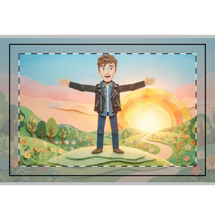 Hand Flag - Sunny Meadow Cheer (1 & 5 pcs)