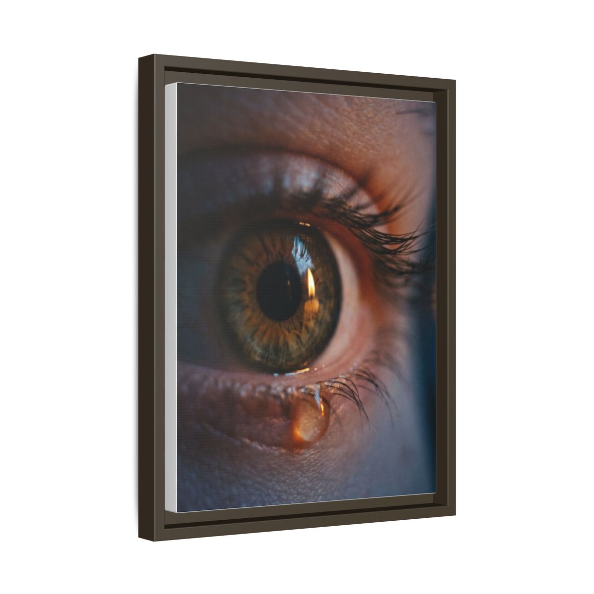 Matte Canvas, Framed - Luminous Tear