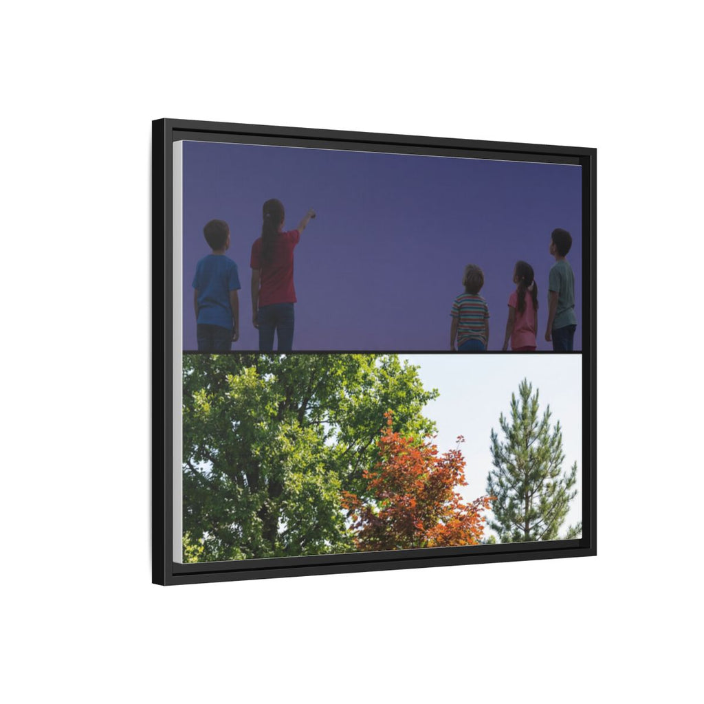 Framed Matte Canvas - Wilderness Gallery — Black / 1.25"