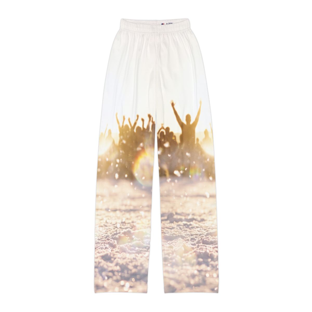 Kids Lounge Pants with Golden Hour Crowd Art